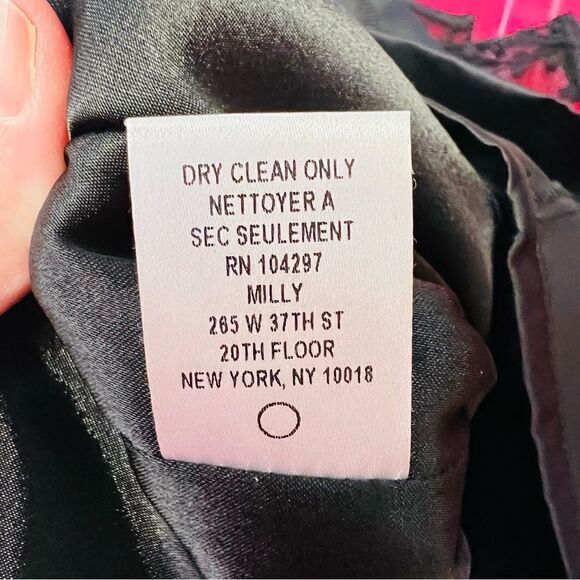 Milly of New York Illusion-Sleeve Satin Sheath Dress size 4 - Picture 12 of 16